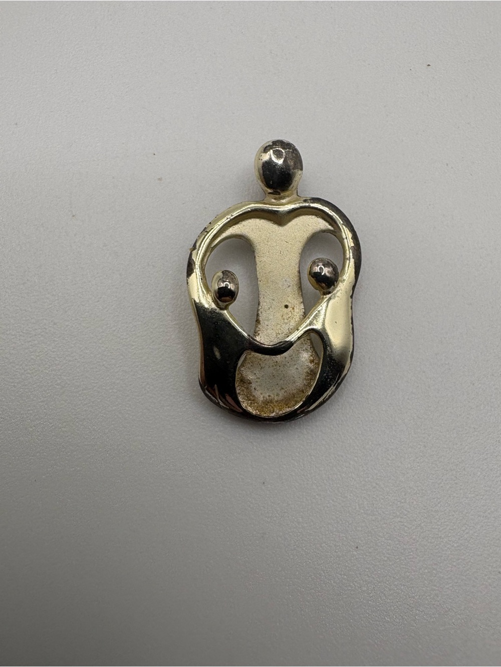 ⁠Vintage Carolyn Pollack Relios 925 Sterling Silver Family Hug Pendant Charm⁠ - Picture 3 of 11